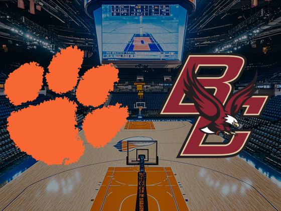 Clemson Tigers at Boston College Eagles Basketball